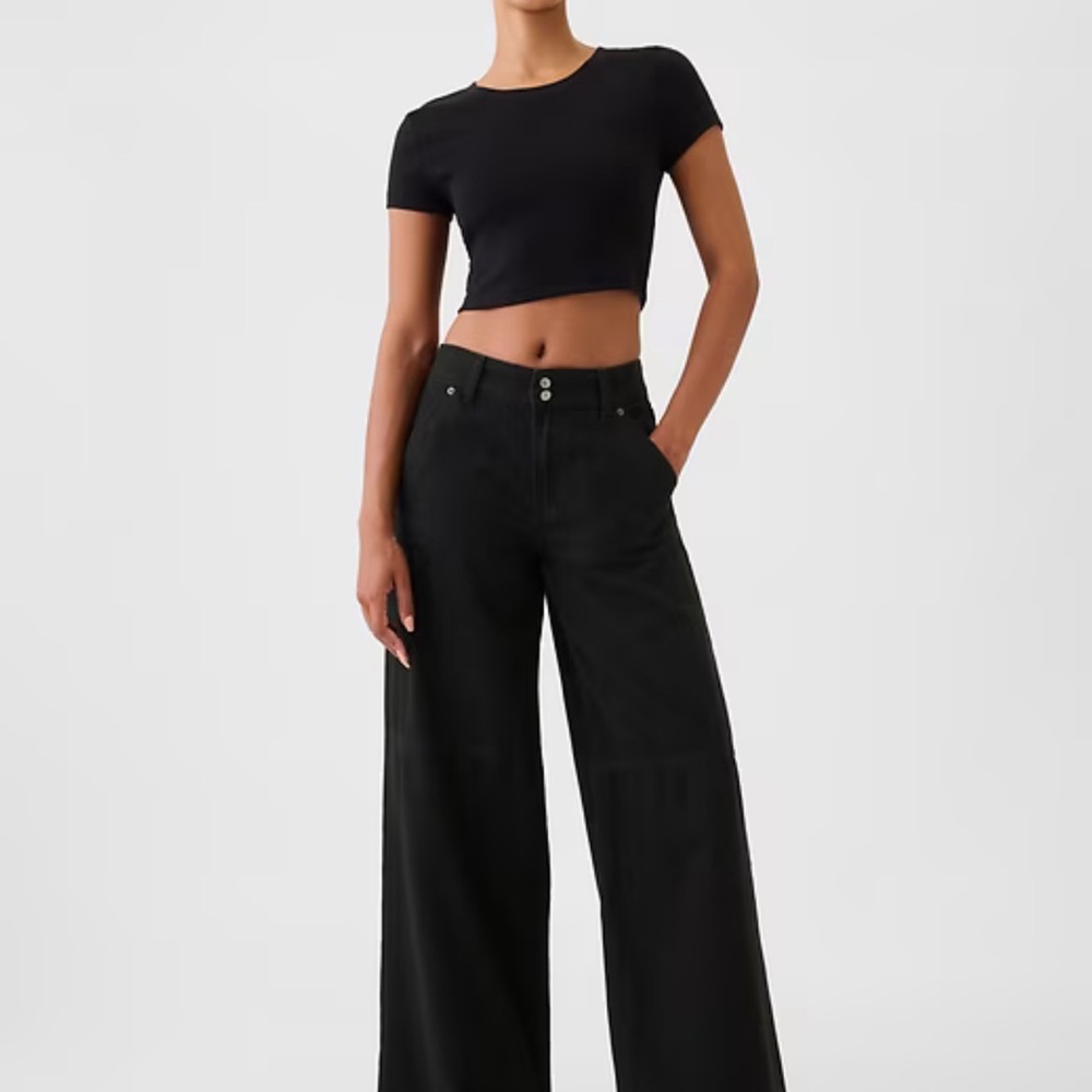 Gap Mid Rise Ultrasoft Baggy Jeans